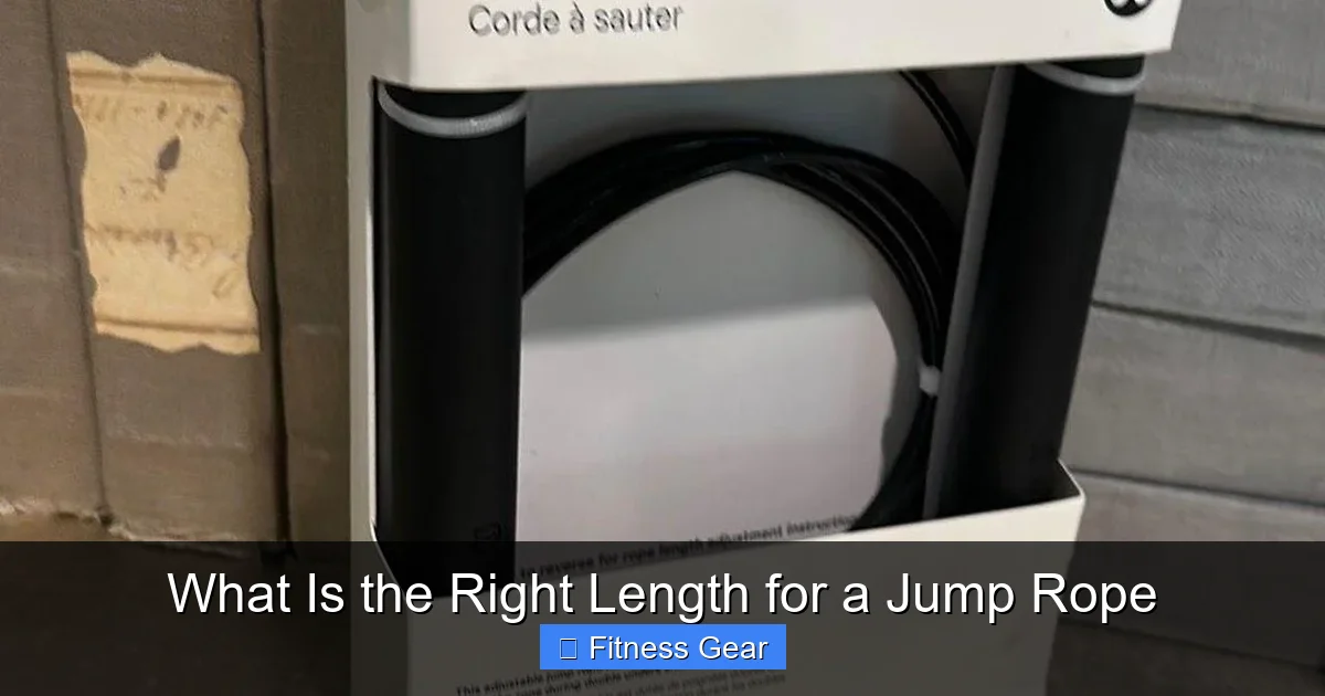 What Is the Right Length for a Jump Rope