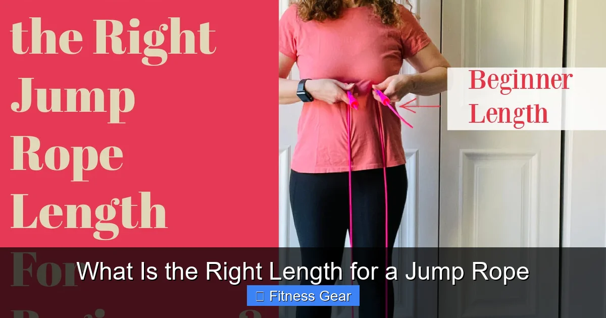 What Is the Right Length for a Jump Rope