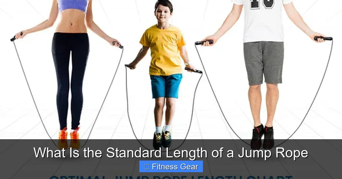 What Is the Standard Length of a Jump Rope