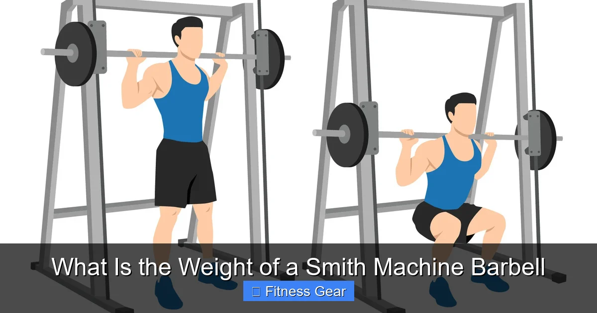 What Is the Weight of a Smith Machine Barbell