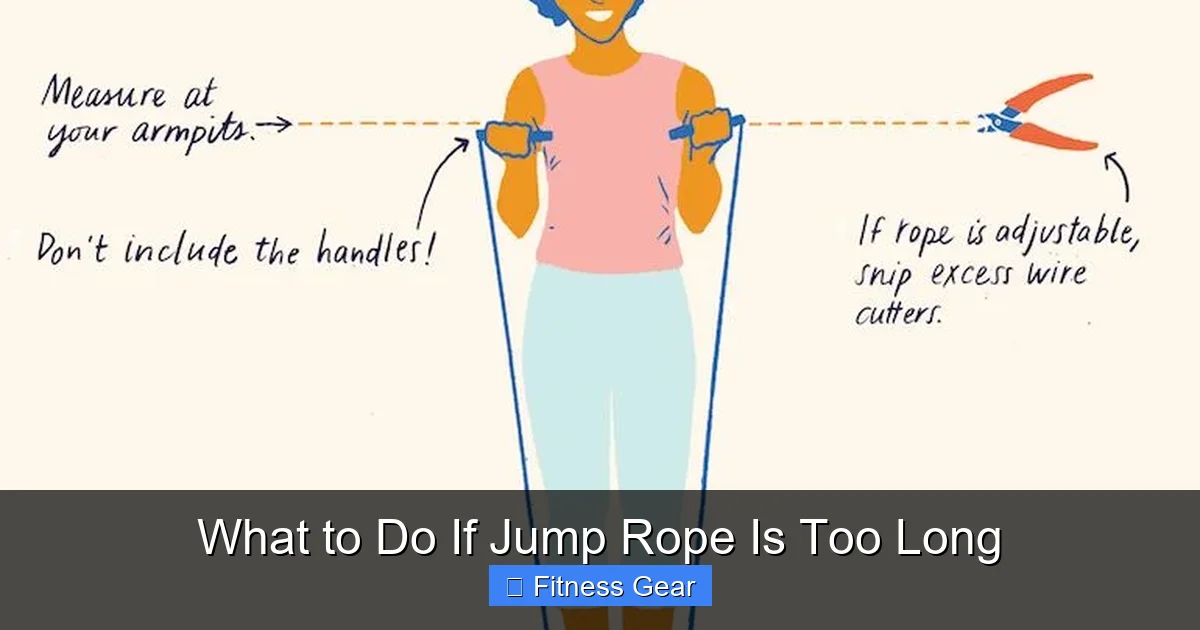 What to Do If Jump Rope Is Too Long