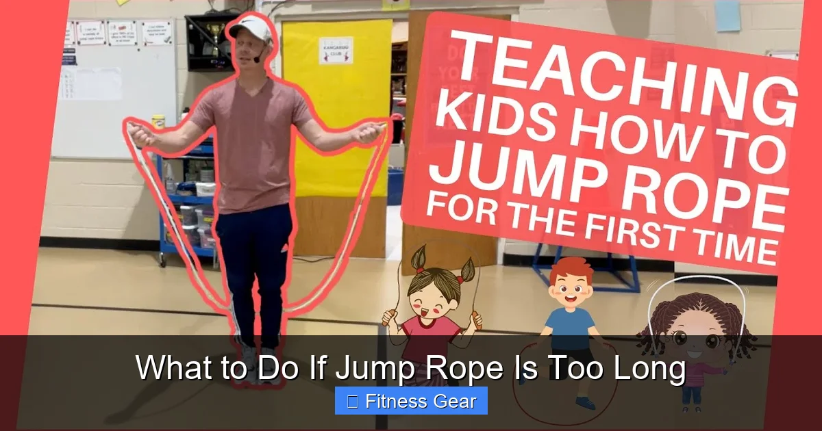 What to Do If Jump Rope Is Too Long