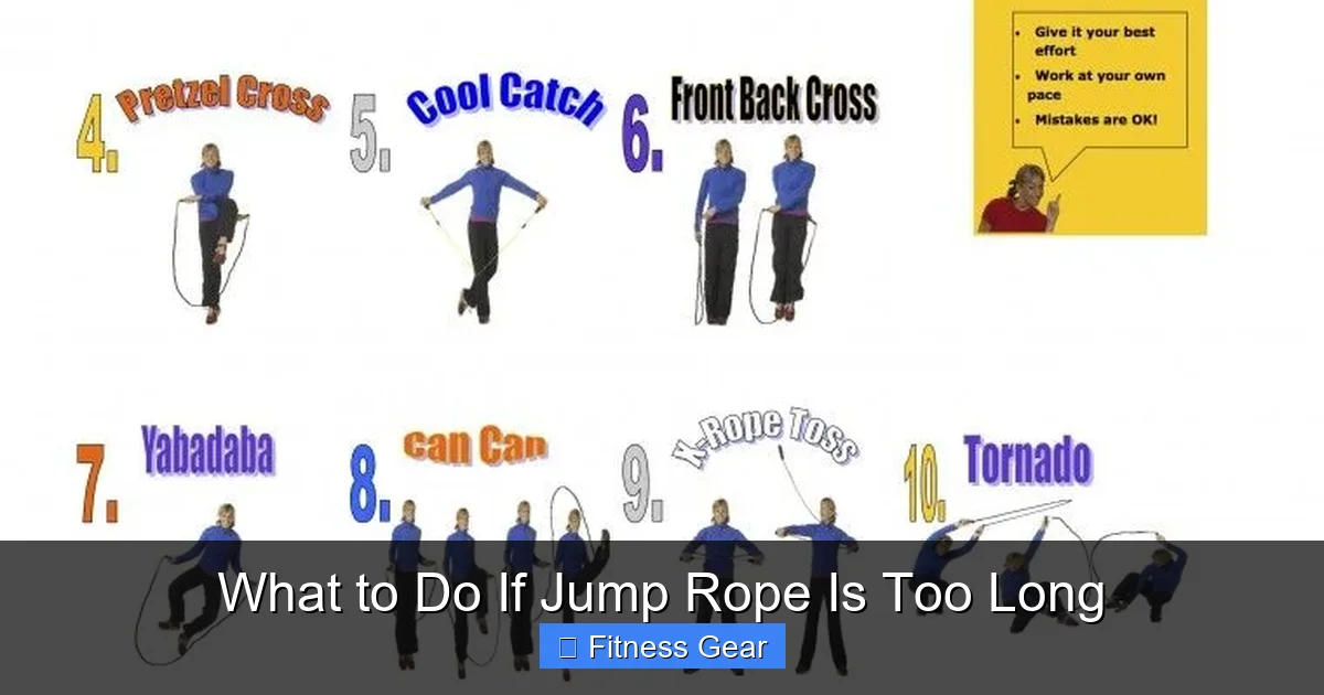 What to Do If Jump Rope Is Too Long