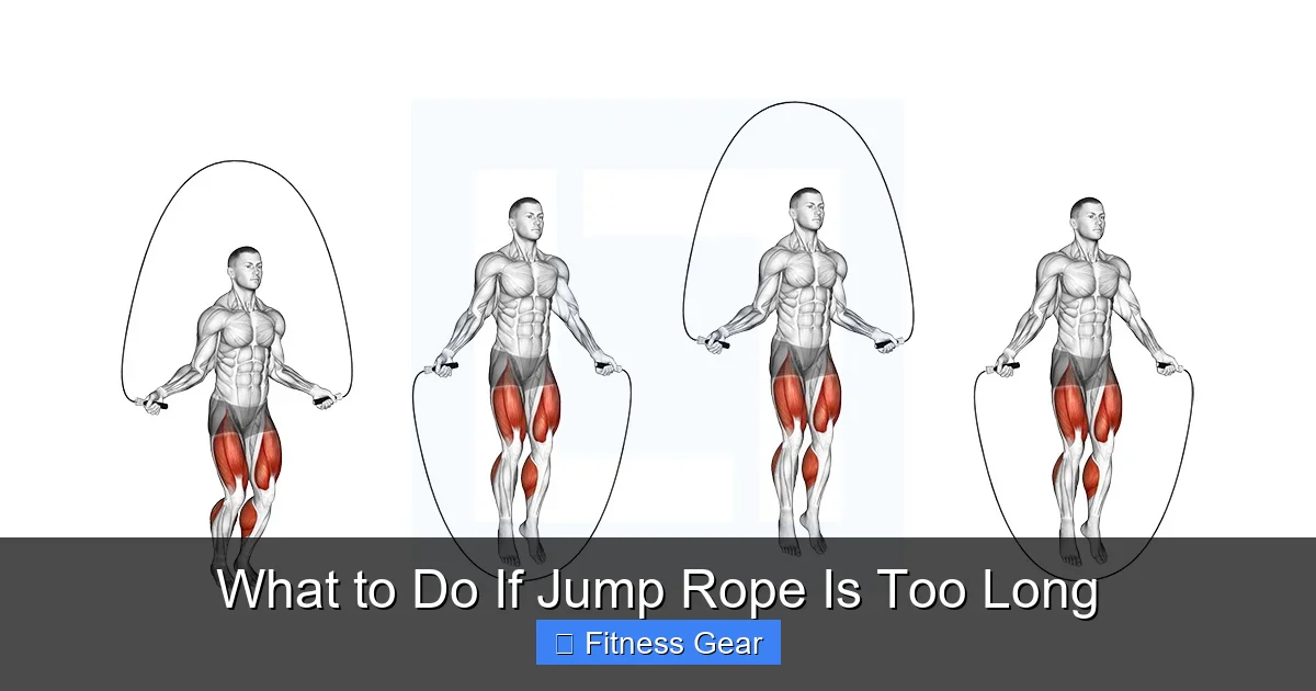 What to Do If Jump Rope Is Too Long