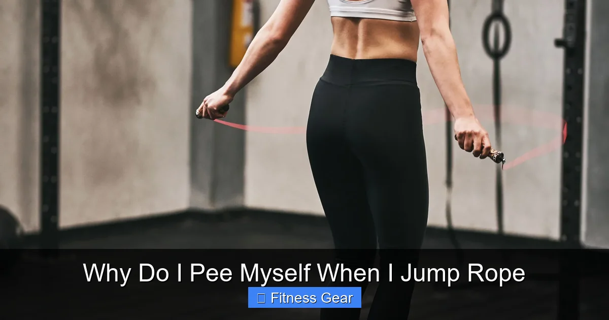 Why Do I Pee Myself When I Jump Rope