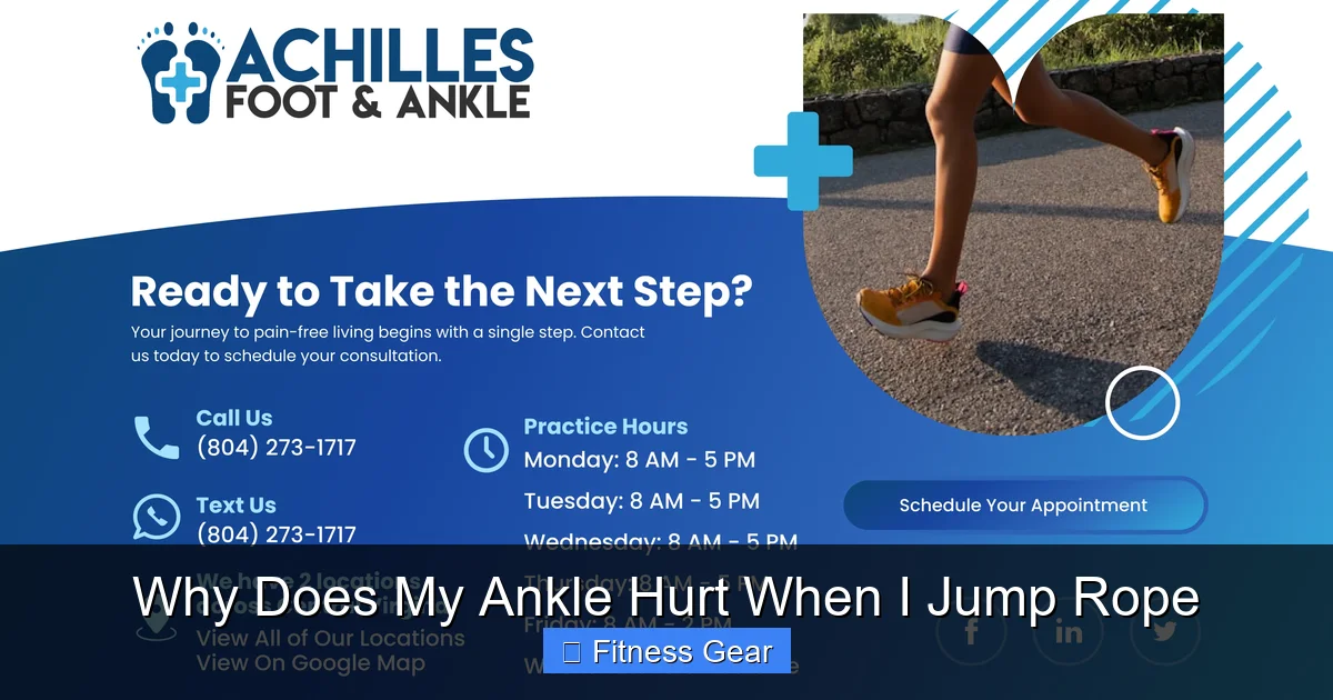 Why Does My Ankle Hurt When I Jump Rope