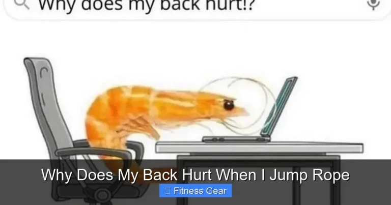 Why Does My Back Hurt When I Jump Rope