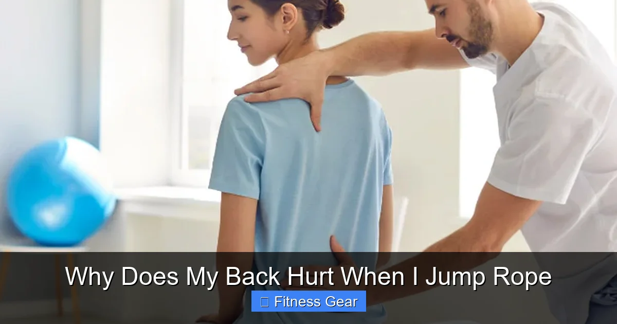 Why Does My Back Hurt When I Jump Rope