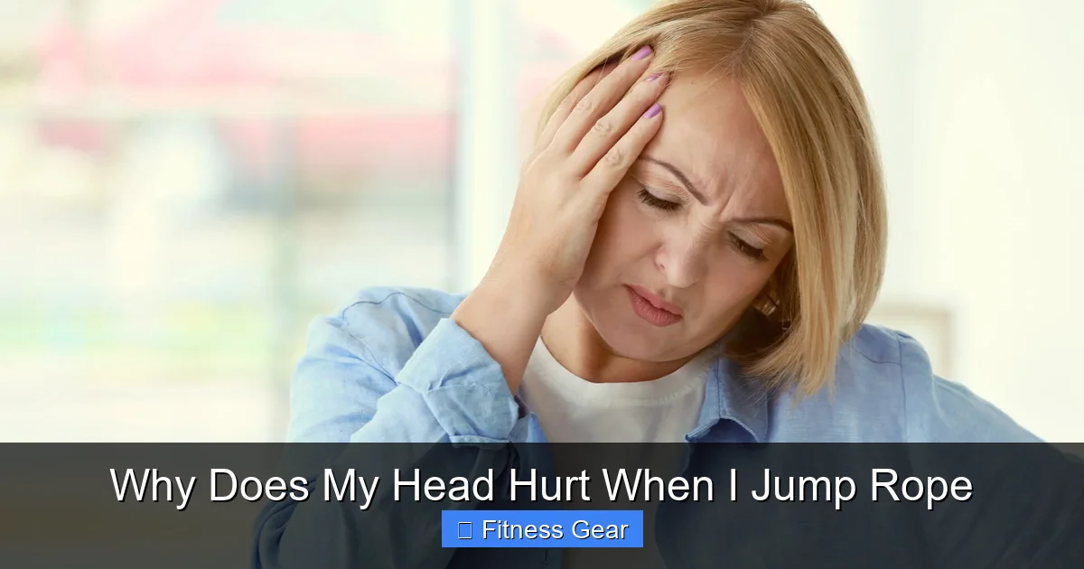 Why Does My Head Hurt When I Jump Rope