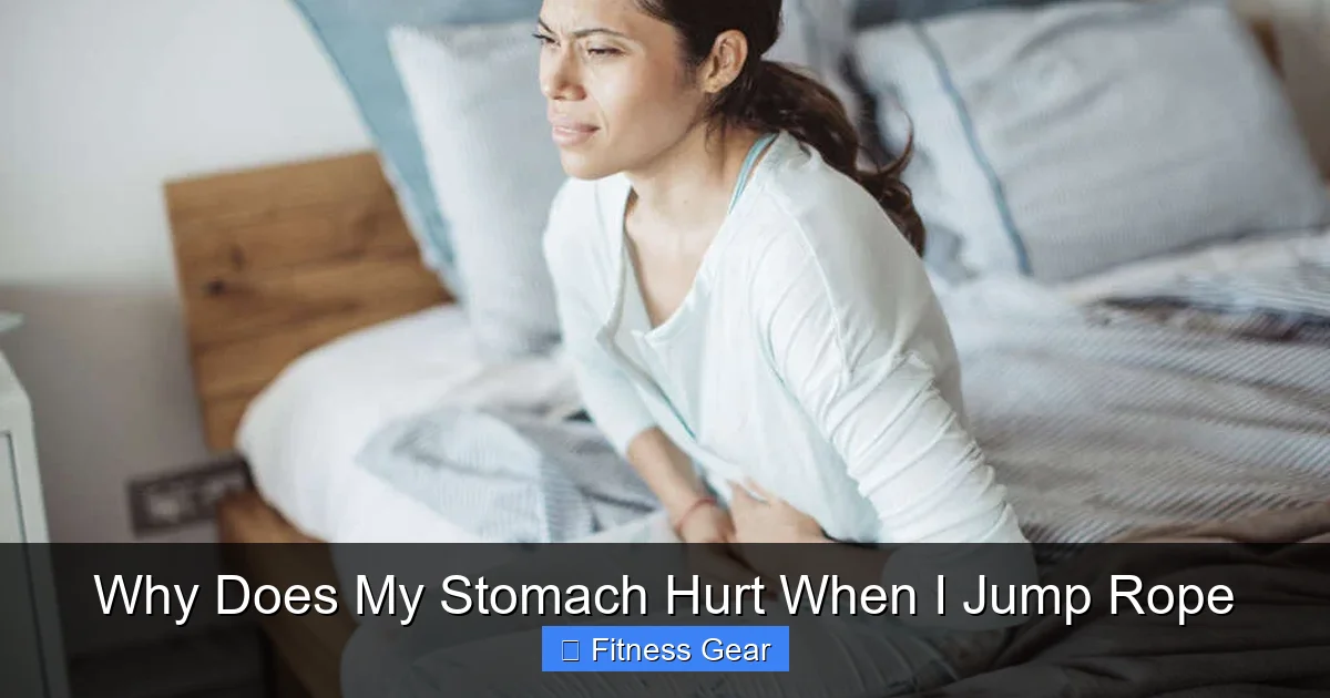 Why Does My Stomach Hurt When I Jump Rope