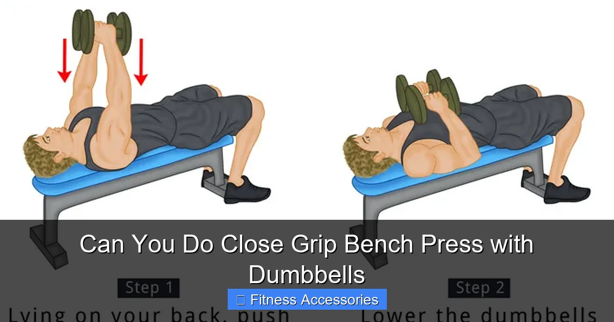Can You Do Close Grip Bench Press with Dumbbells