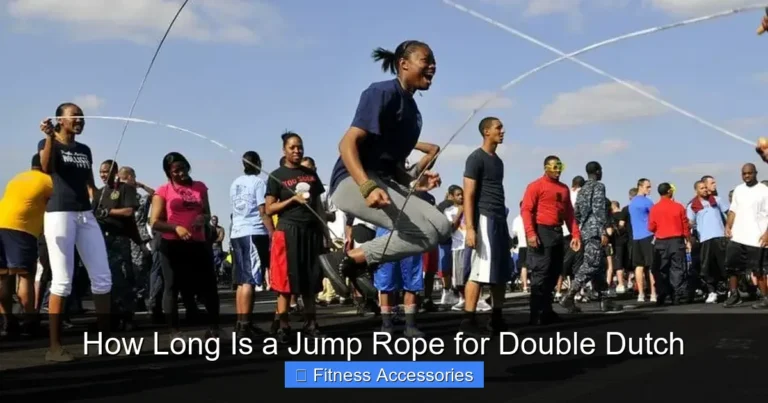How Long Is a Jump Rope for Double Dutch