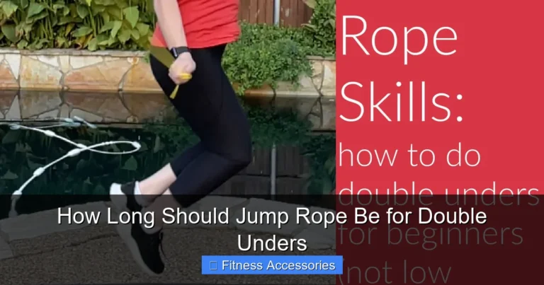 How Long Should Jump Rope Be for Double Unders