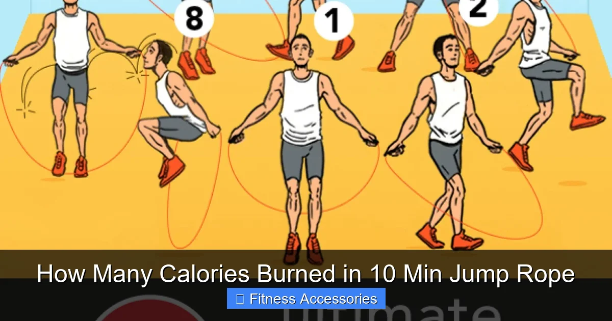 How Many Calories Burned in 10 Min Jump Rope