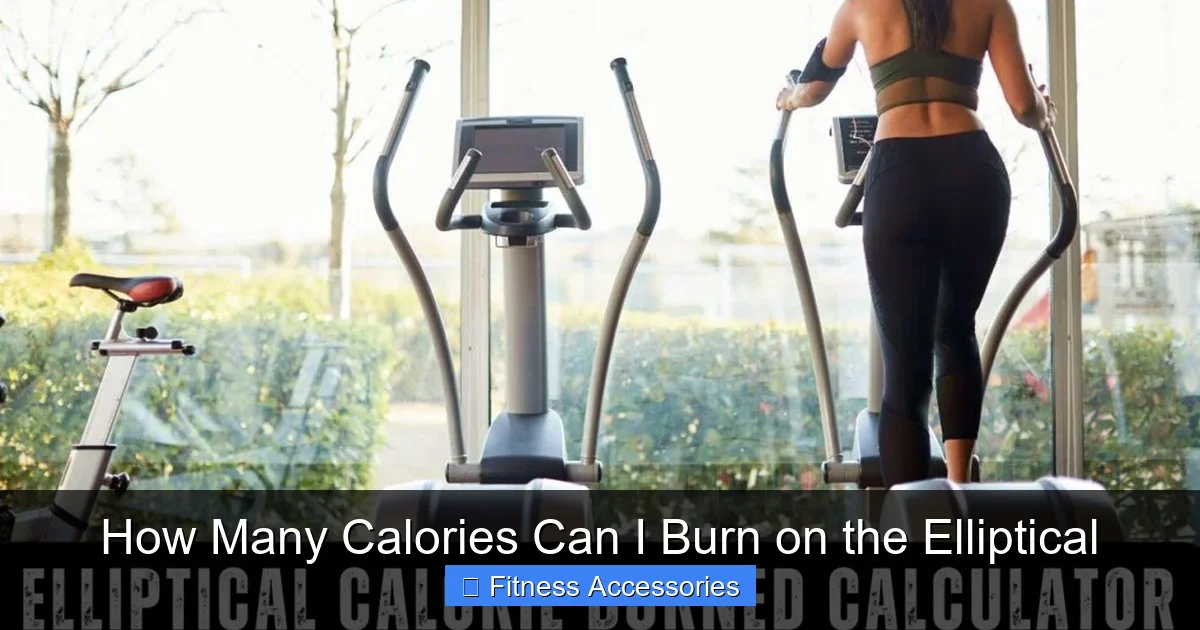 How Many Calories Can I Burn on the Elliptical