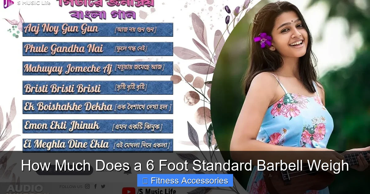 How Much Does a 6 Foot Standard Barbell Weigh