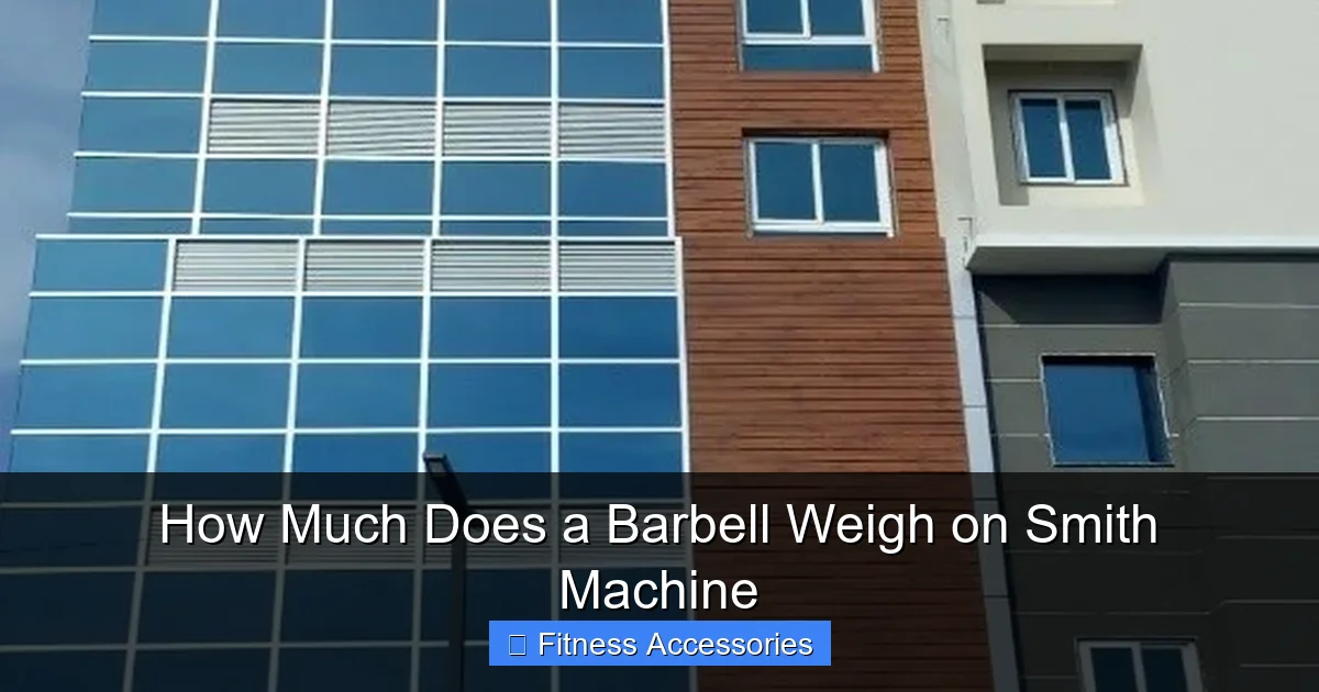 How Much Does a Barbell Weigh on Smith Machine