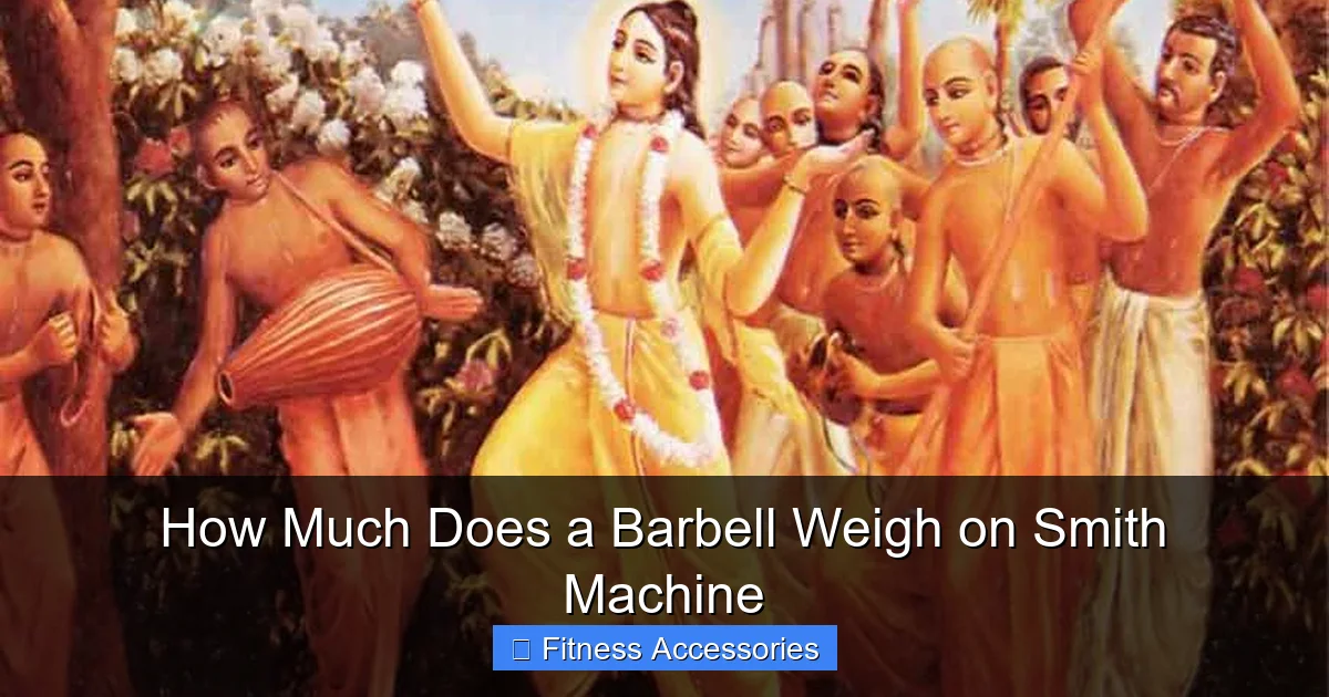 How Much Does a Barbell Weigh on Smith Machine