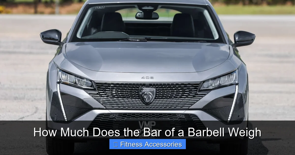 How Much Does the Bar of a Barbell Weigh
