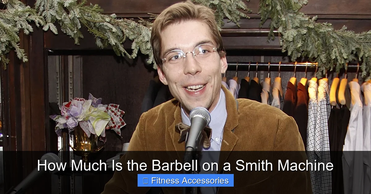How Much Is the Barbell on a Smith Machine