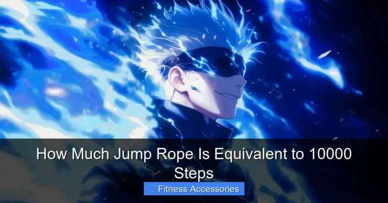 How Much Jump Rope Is Equivalent to 10000 Steps