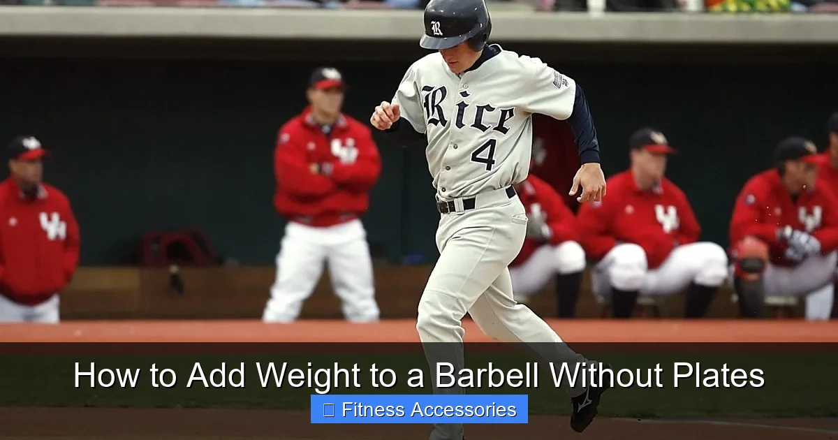 How to Add Weight to a Barbell Without Plates