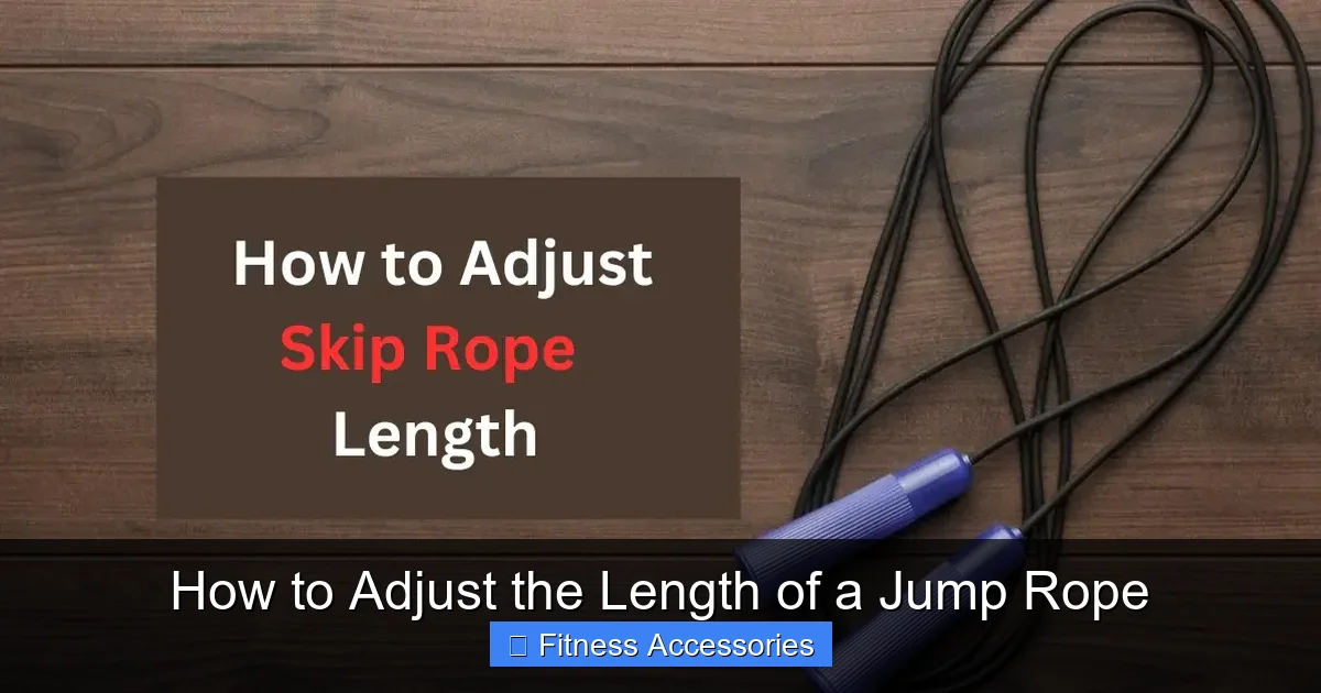 How to Adjust the Length of a Jump Rope
