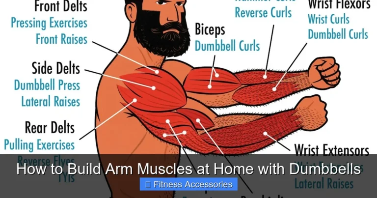 How to Build Arm Muscles at Home with Dumbbells