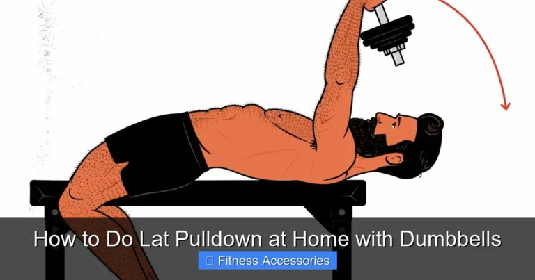 How to Do Lat Pulldown at Home with Dumbbells
