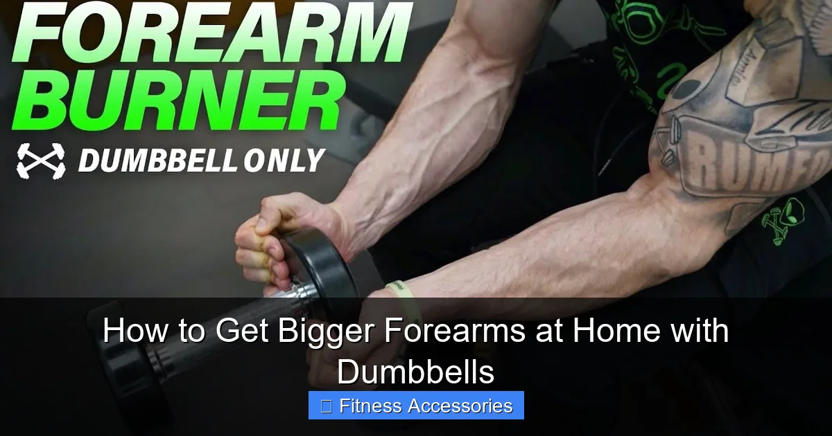 How to Get Bigger Forearms at Home with Dumbbells