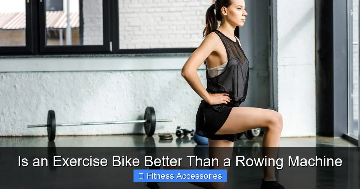 Is an Exercise Bike Better Than a Rowing Machine