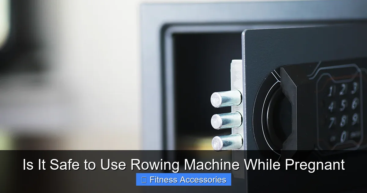 Is It Safe to Use Rowing Machine While Pregnant