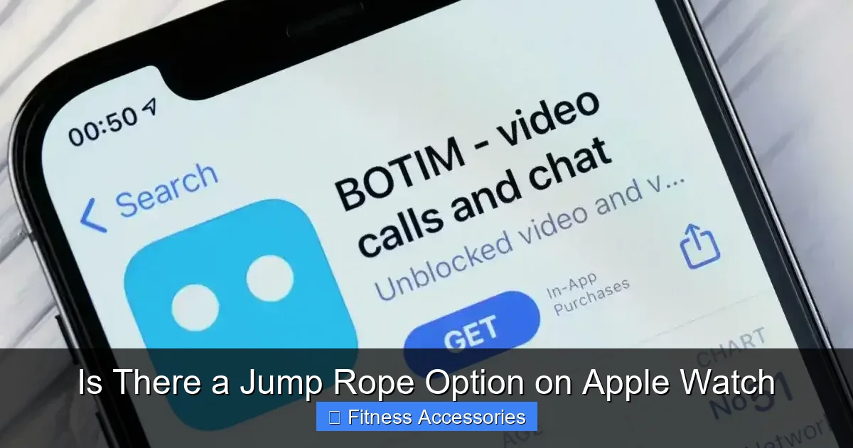Is There a Jump Rope Option on Apple Watch