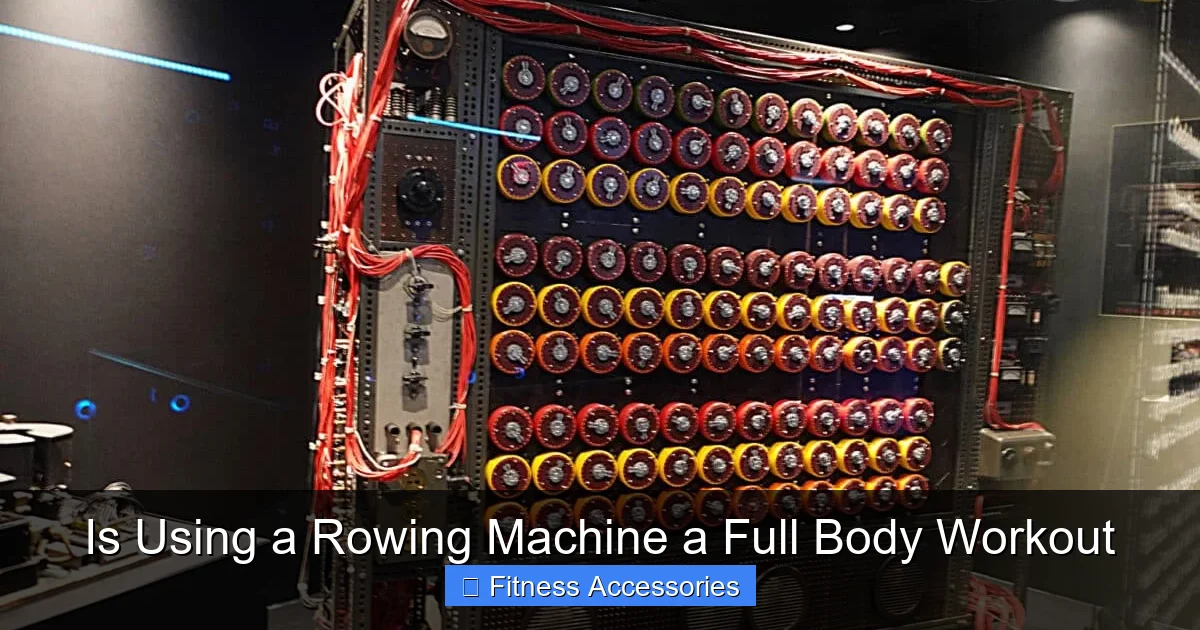 Is Using a Rowing Machine a Full Body Workout