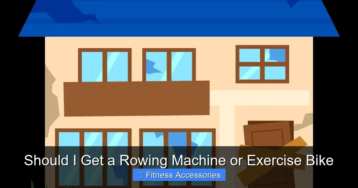 Should I Get a Rowing Machine or Exercise Bike