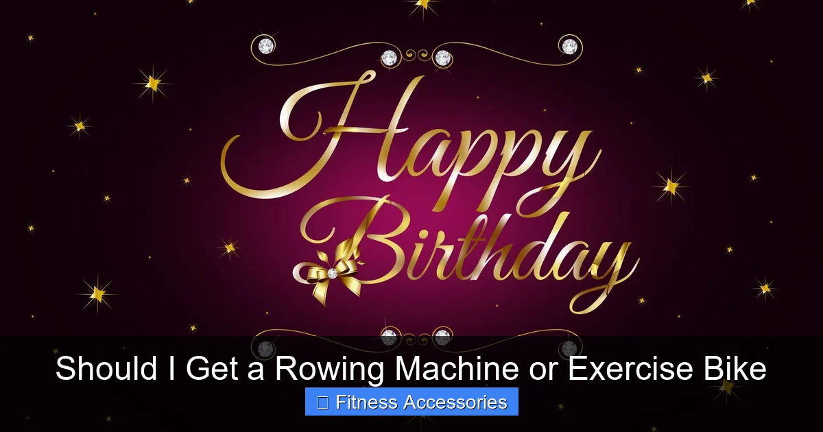Should I Get a Rowing Machine or Exercise Bike
