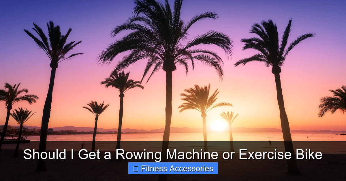 Should I Get a Rowing Machine or Exercise Bike