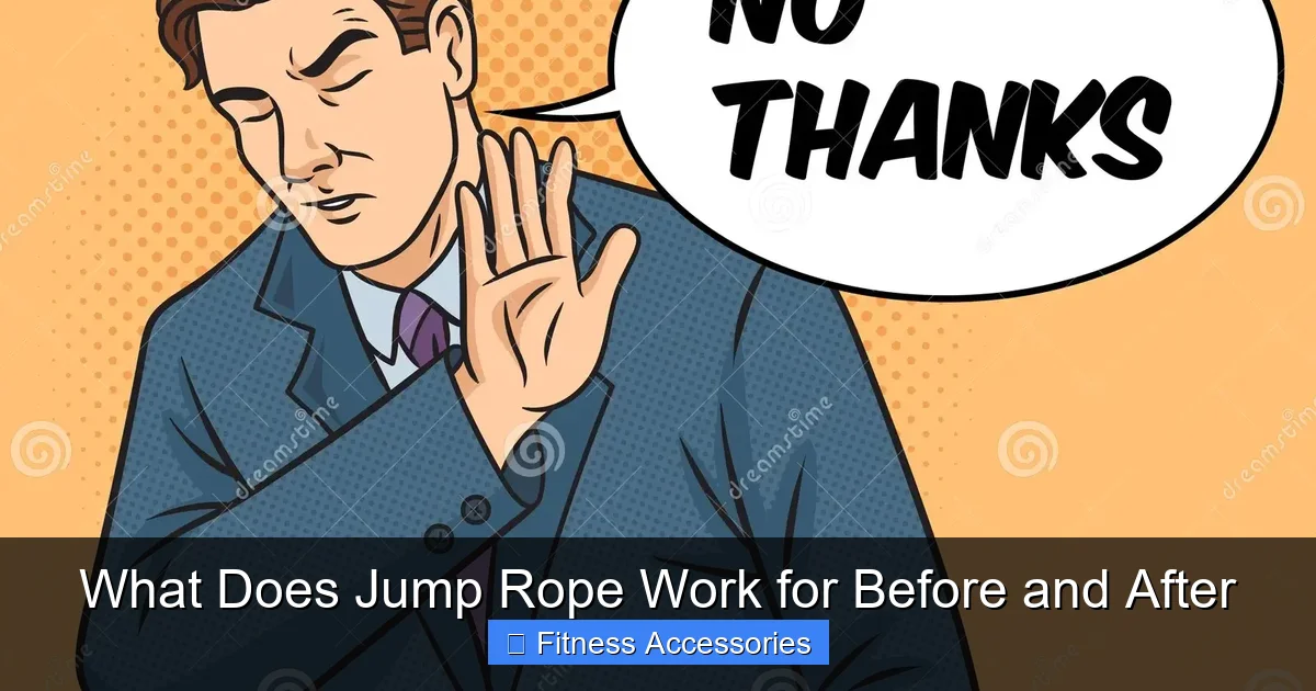 What Does Jump Rope Work for Before and After