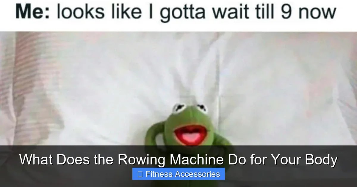 What Does the Rowing Machine Do for Your Body