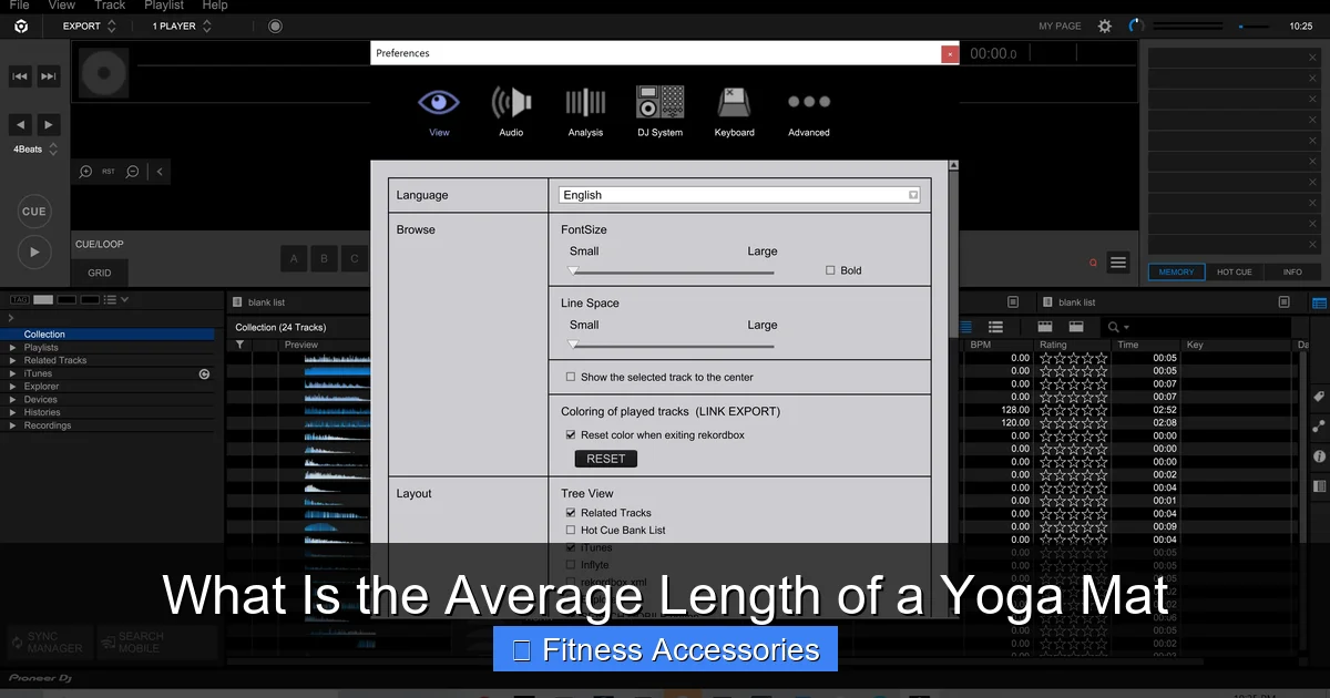 What Is the Average Length of a Yoga Mat