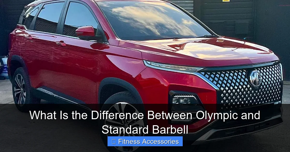 What Is the Difference Between Olympic and Standard Barbell