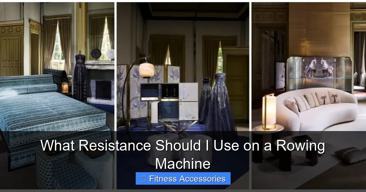 What Resistance Should I Use on a Rowing Machine