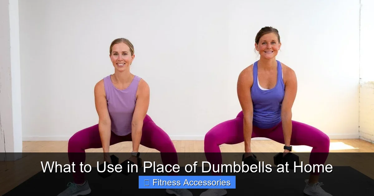 What to Use in Place of Dumbbells at Home