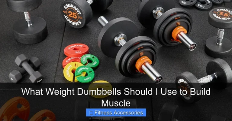 What Weight Dumbbells Should I Use to Build Muscle