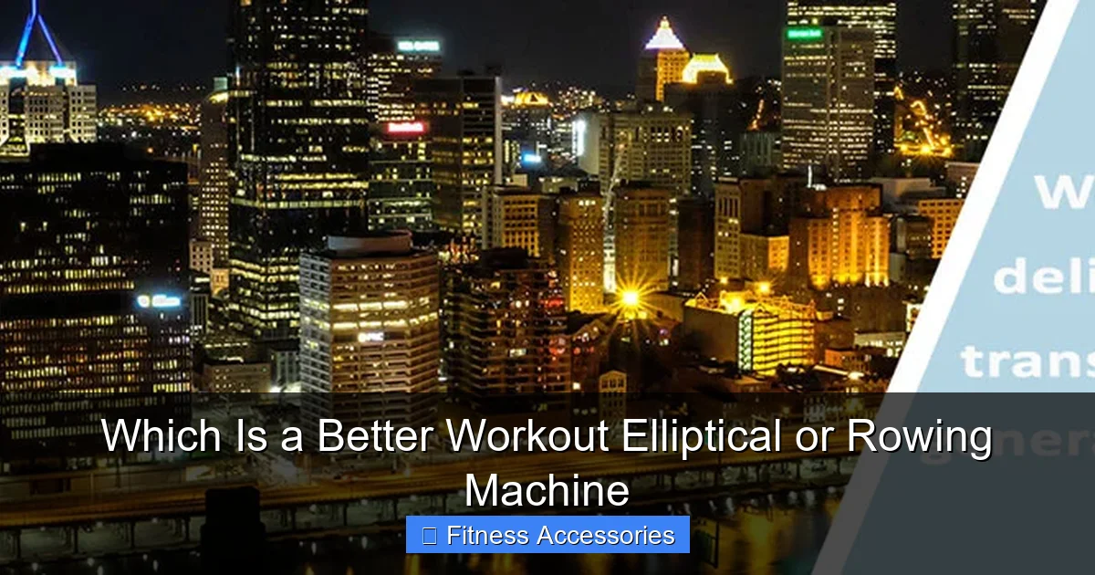 Which Is a Better Workout Elliptical or Rowing Machine