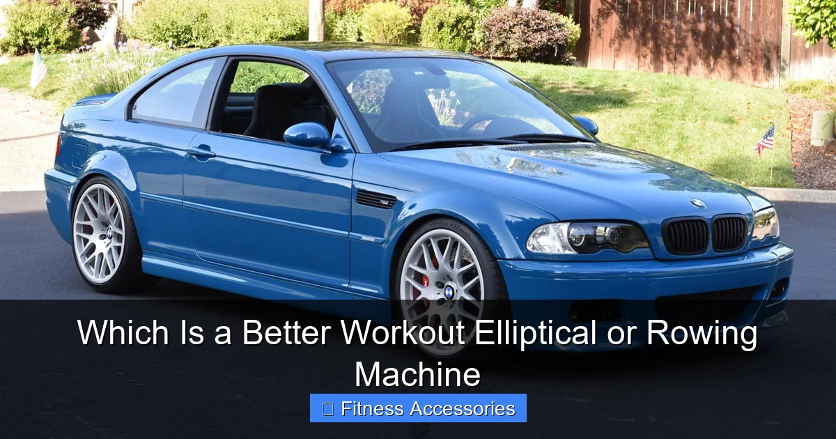 Which Is a Better Workout Elliptical or Rowing Machine