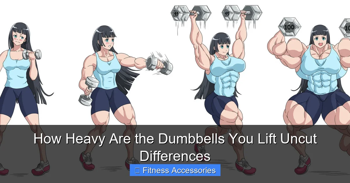 How Heavy Are the Dumbbells You Lift Uncut Differences