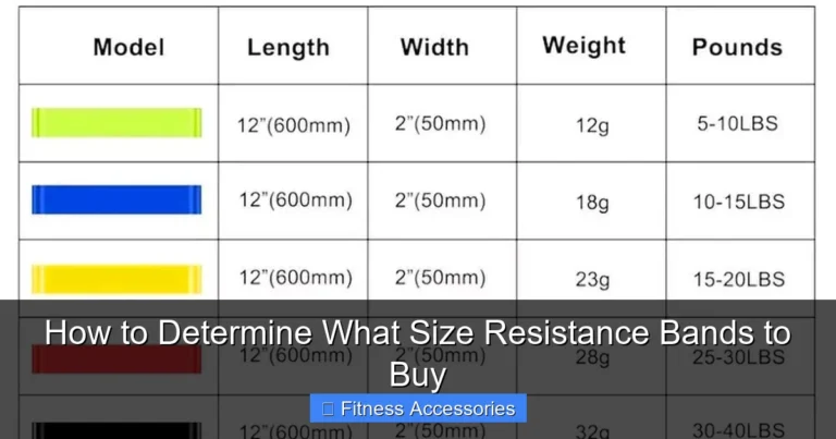 How to Determine What Size Resistance Bands to Buy