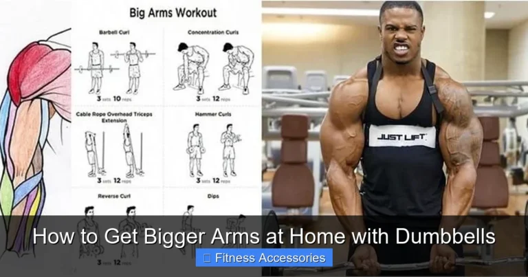 How to Get Bigger Arms at Home with Dumbbells