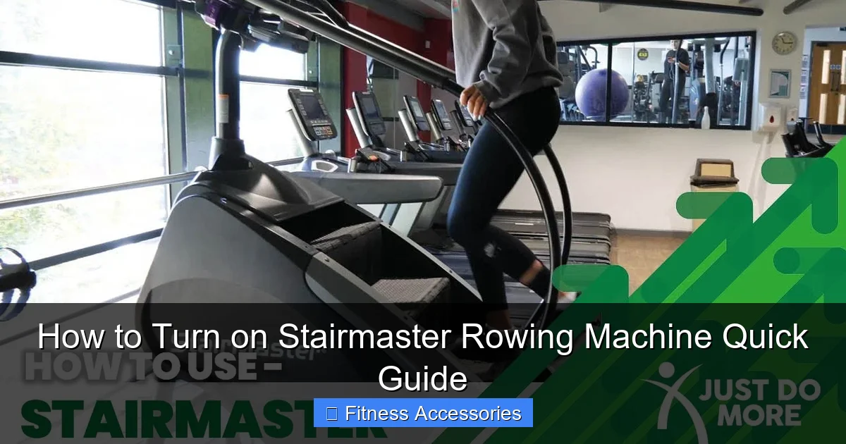 How to Turn on Stairmaster Rowing Machine Quick Guide